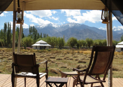 The Ultimate Traveling Camp (TUTC) in Ladakh, India.